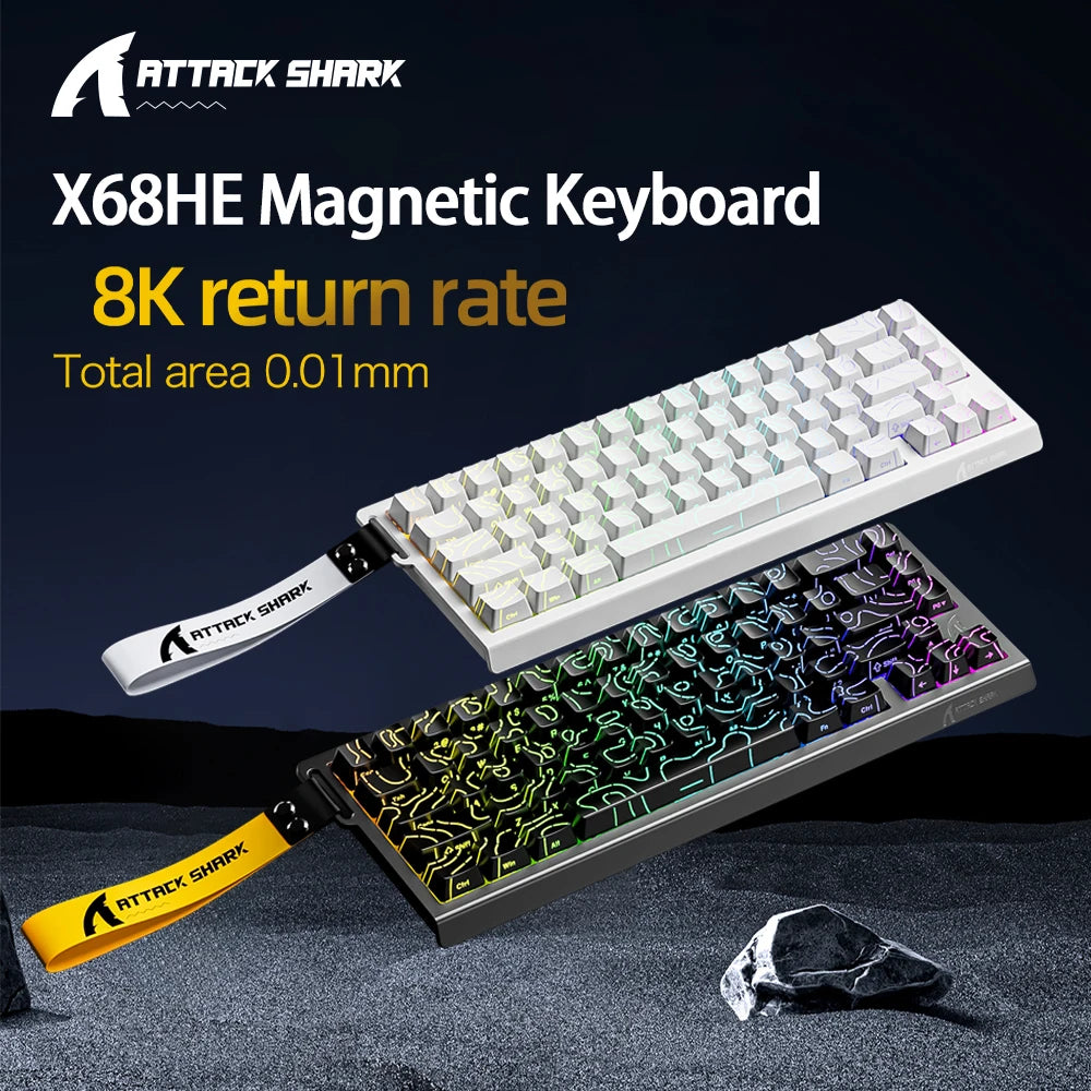 ATTACK SHARK X68HE RGB Mechanical Gaming Keyboard