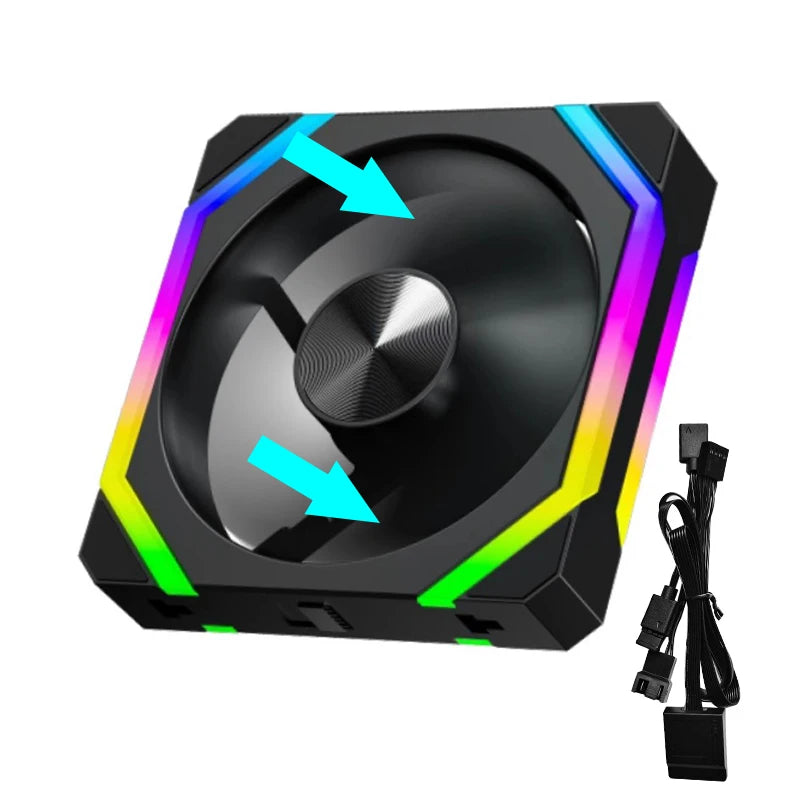 Ventilador ARGB Jumpeak CS120 de 120 mm para PC