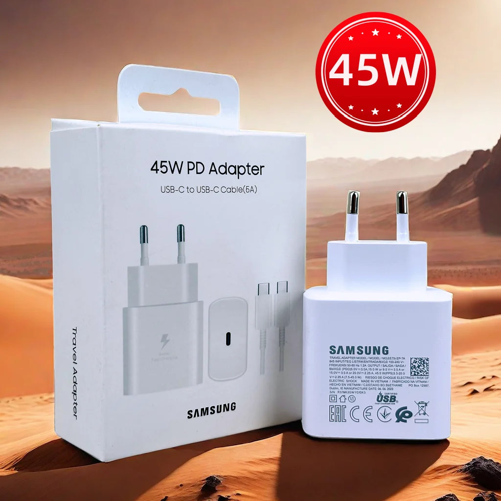Original Samsung 45W Super Fast Charge USB-C Charger