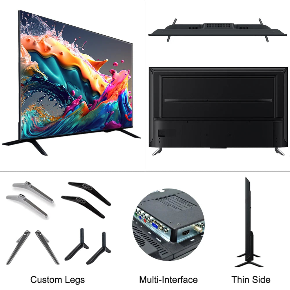 32" Full HD 1080p Android Smart LED TV I HDMI, USB, Bluetooth, and Wi-Fi
