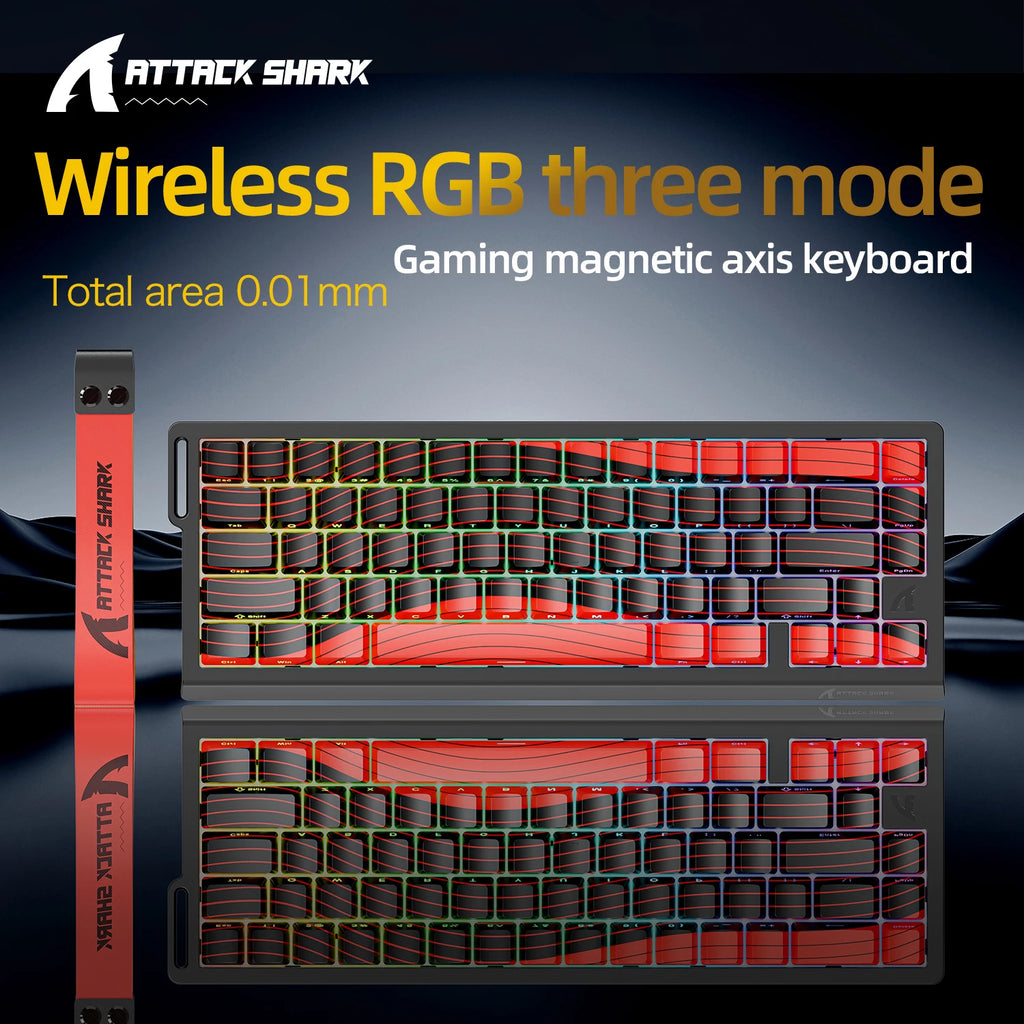 ATTACK SHARK X68HE RGB Mechanical Gaming Keyboard