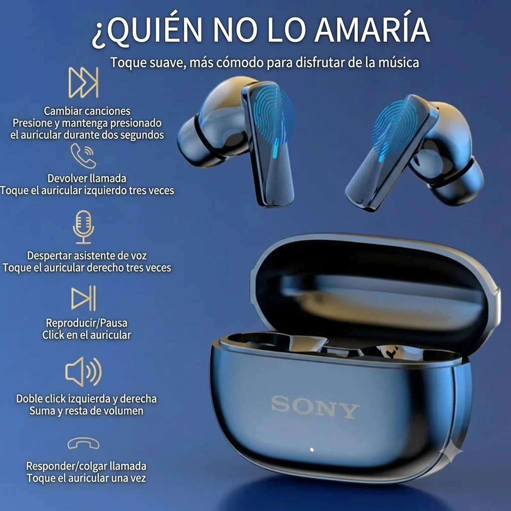 Sony Bluetooth Wireless Headphones with Microphone