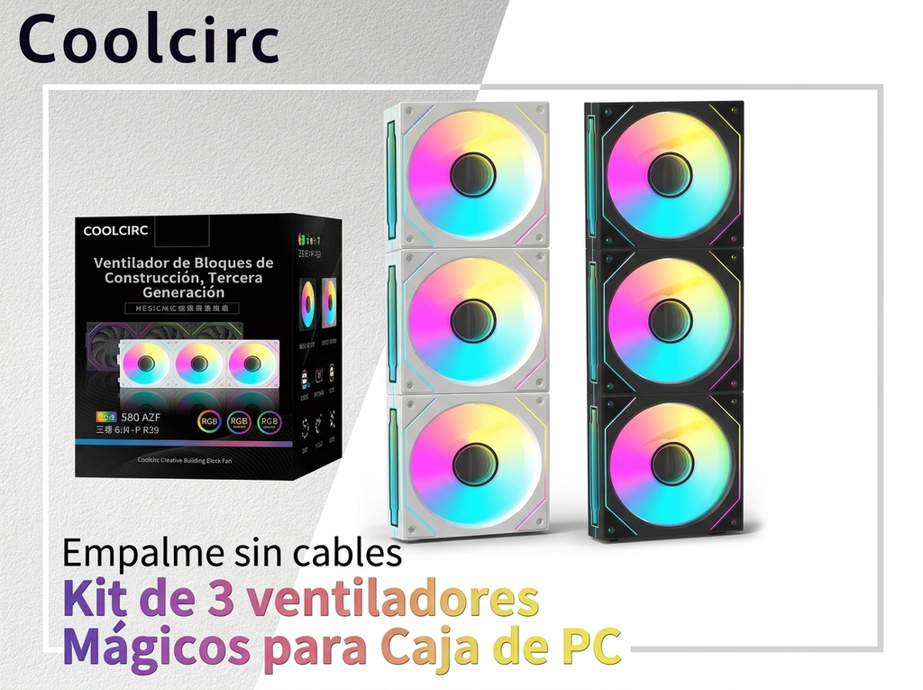 Ventilador TEUCER CD-1 de 120 mm para PC